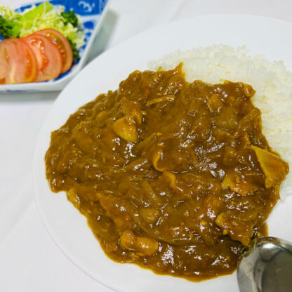 2022年2月4日_ゆかちゃんの手料理まごころカレーライス｜熊本県人吉市宿泊ハウスユーユー